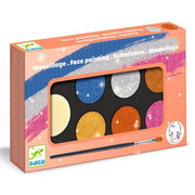 Ansigtsmaling i Metallic