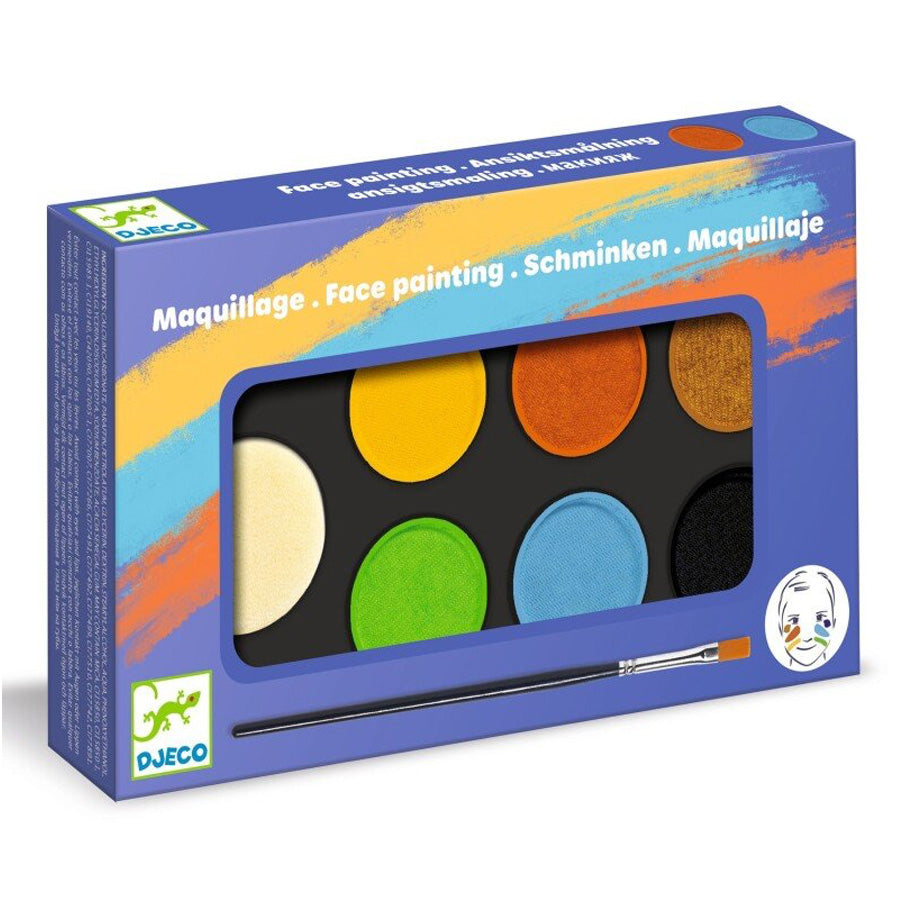 Ansigtsmaling i Naturfarver