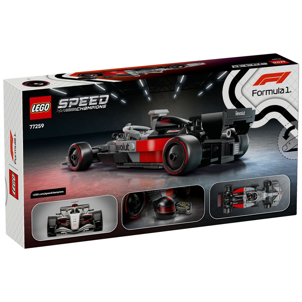 Audi Revolut F1 Team R26-Racerbil fra LEGO