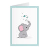 Karte mit Elefant Mint (A6)