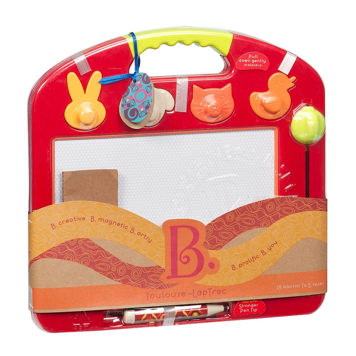 Magnetisk Tegnetavle i Rød fra B Toys