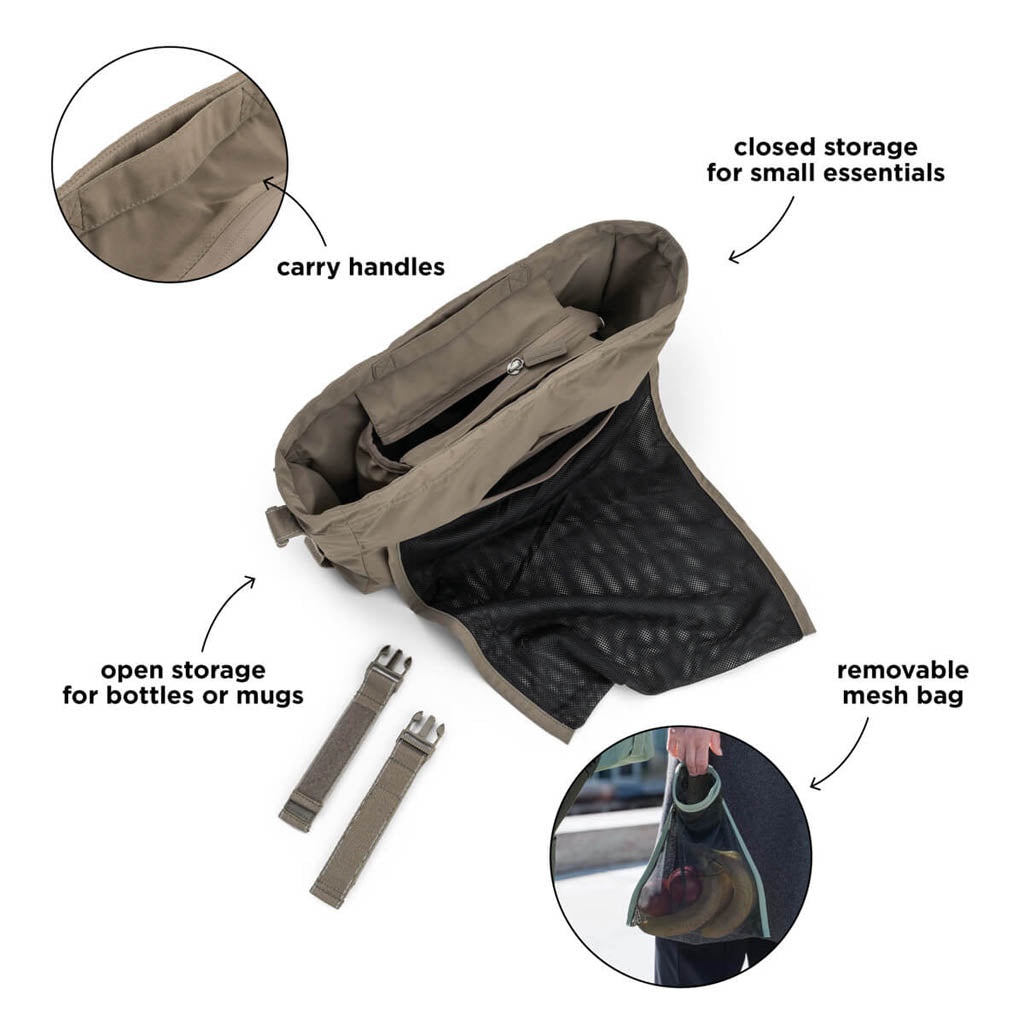 Barnevogns Organizer i Taupe