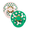 Bibs Studio Schnuller 2er-Pack Polka Gr. 2, Petal / Cactus