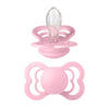 Bibs Supreme Silikon-Schnuller, Gr. 2 - Baby Pink