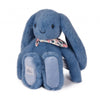Blumenhase in Blau (25 cm)