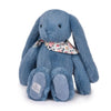 Blumenhase in Blau (35 cm)