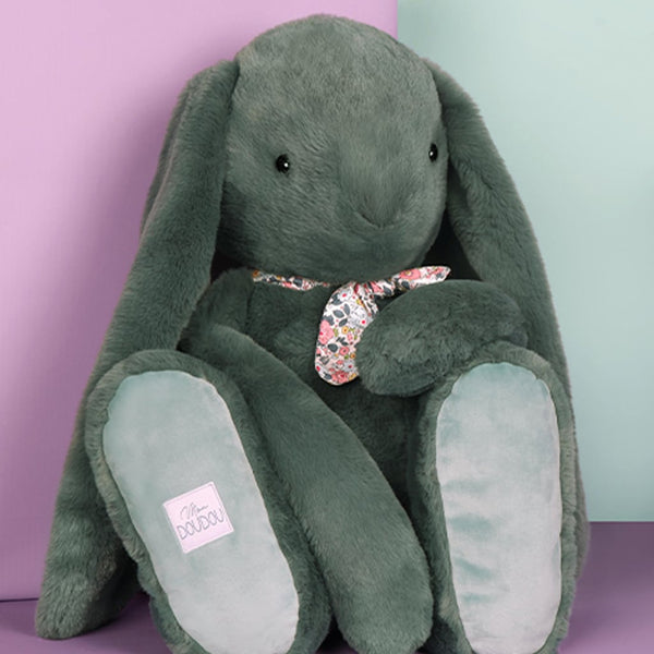 Blomsterkanin i Grøn (50 cm) fra Doudou et Compagnie