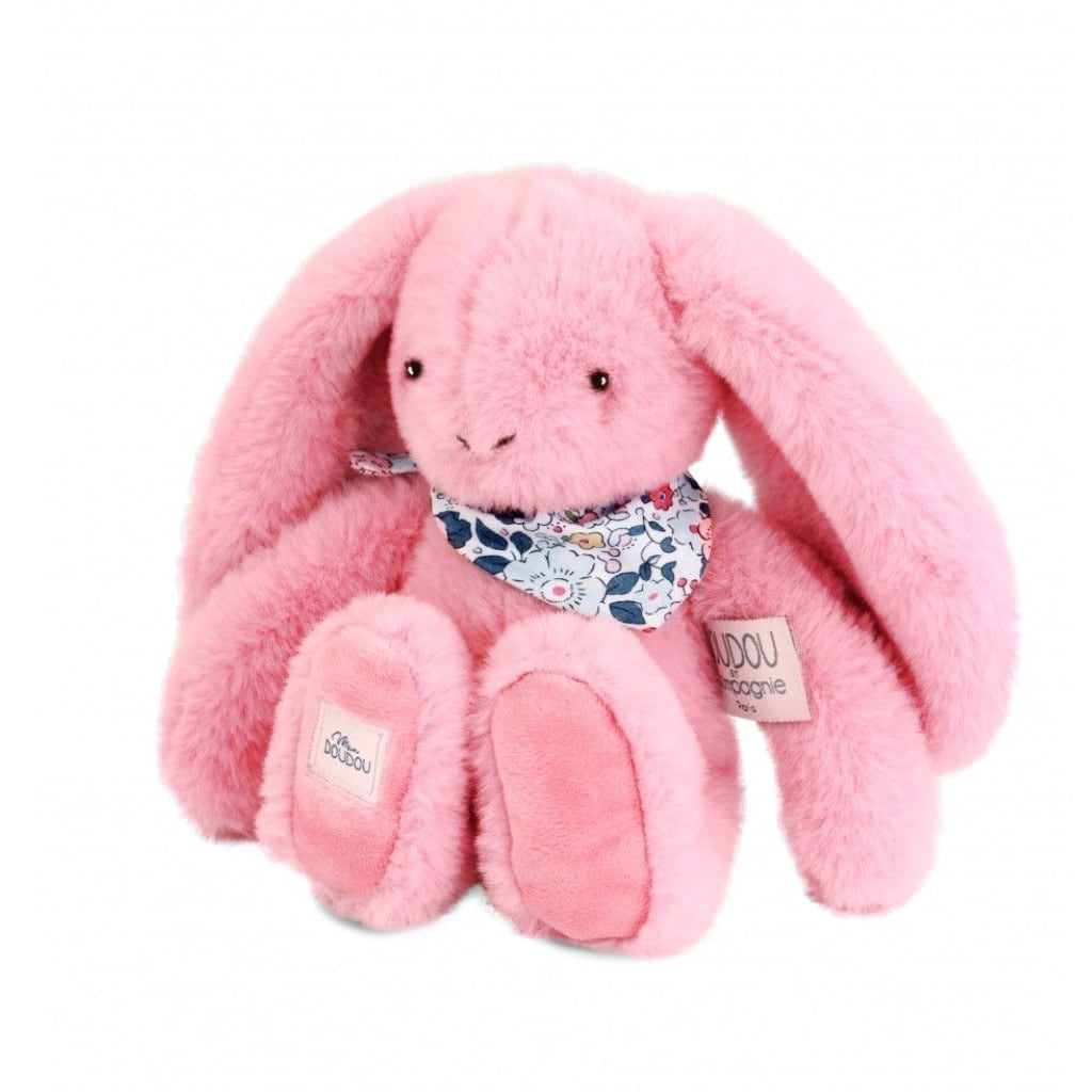 Blomsterkanin i Rosa (25 cm) fra Doudou et Compagnie