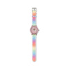 Kinderarmbanduhr mit Regenbogen-Glitzer