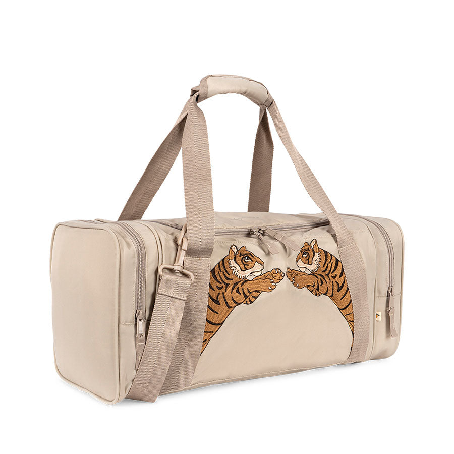 Kinderwochenendtasche Federgrau