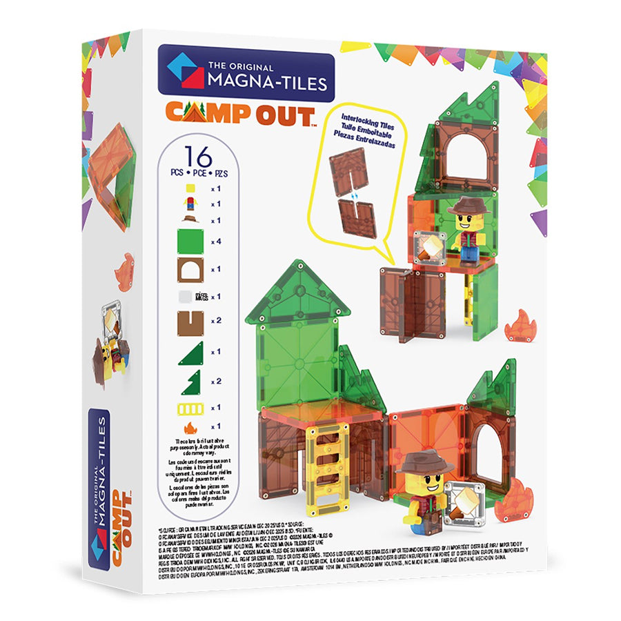 Camp Out magnetisches Bauset (16 Teile)