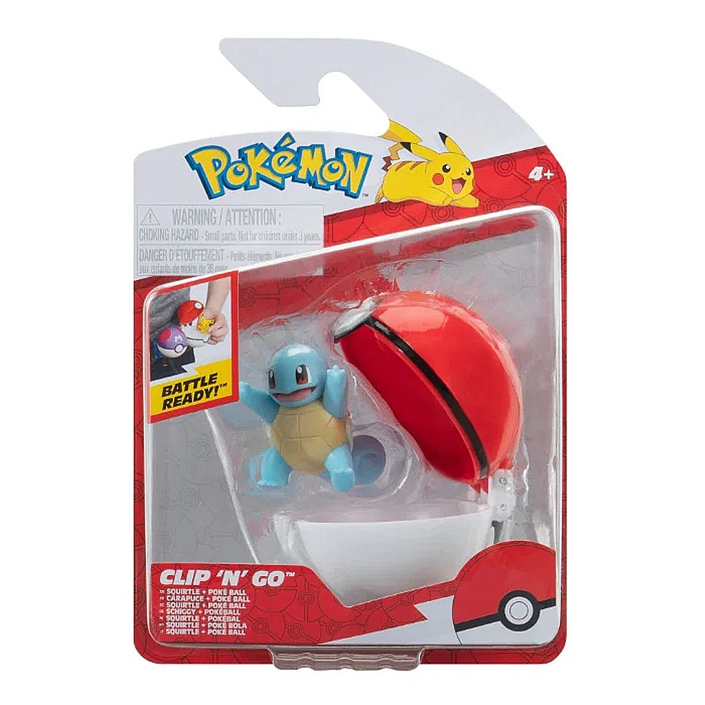 Clip N Go Squirtle Med Pokeball