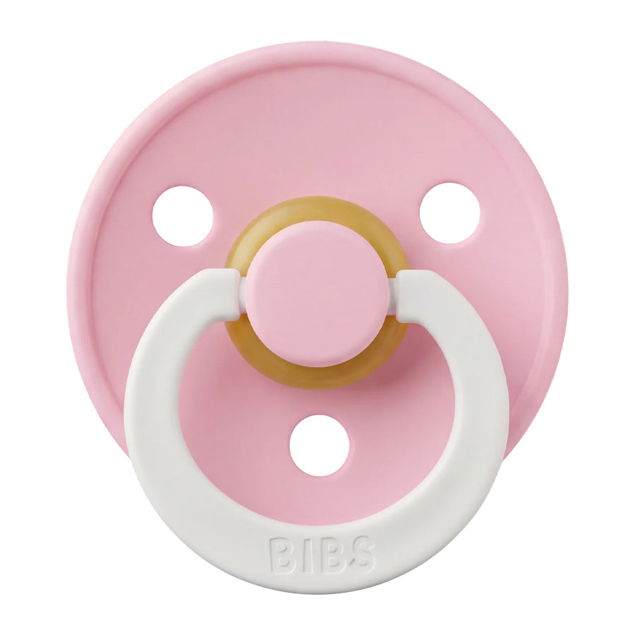 Farbiger Schnuller Babyrosa Nacht (Gr. 2)