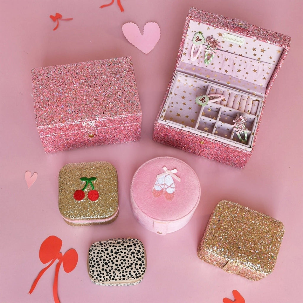 Confetti Glitter Smykkeskrin