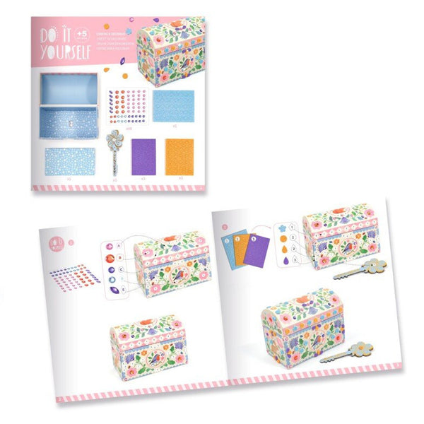 DIY Æske med Rosa Skattekiste