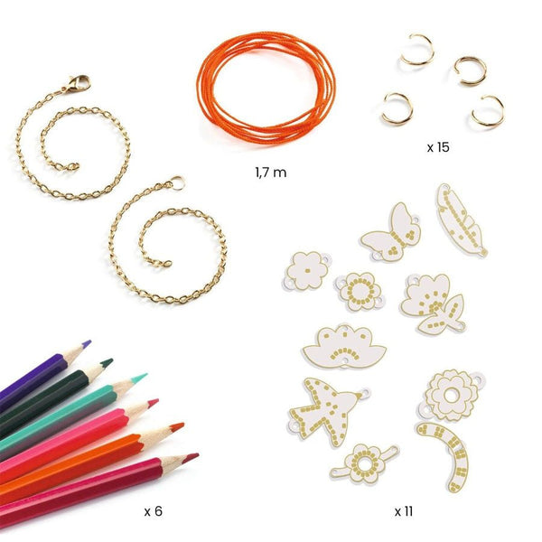DIY Krympeplast med Fjer og Blomster