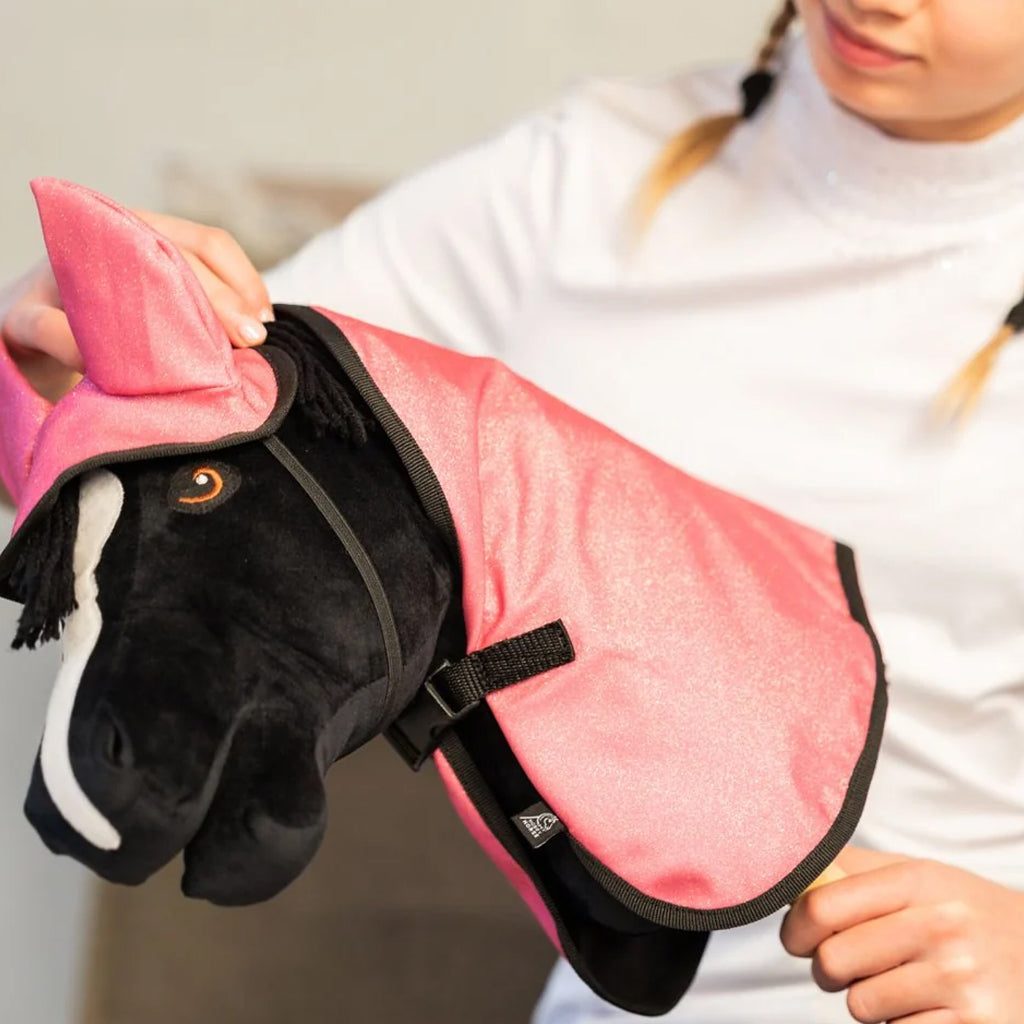 Decke und Haube Pink Glitter von My Hobby Horse