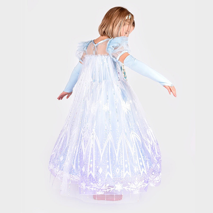 Den Goda Fen isprinsessekleid mit Zopfmuster 122-128