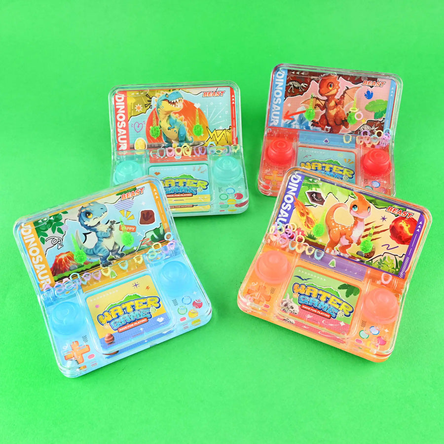 Wasserspiel mit Dinosauriern in verschiedenen Modellen