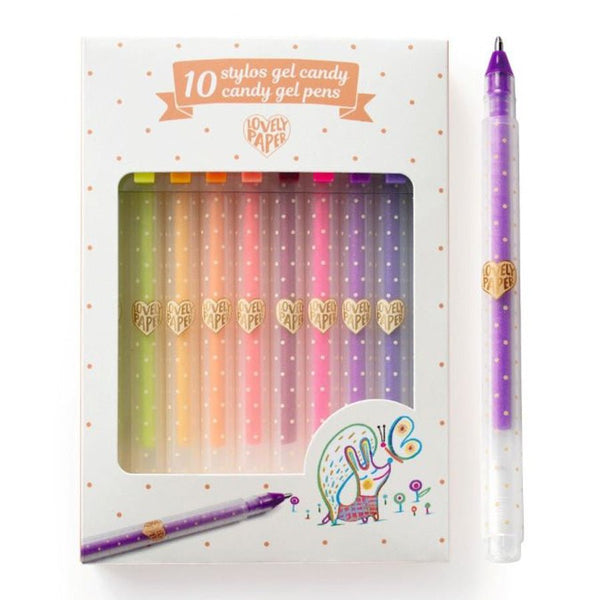 Lovely Paper Gelstifte in Candy-Farben (10 St.)