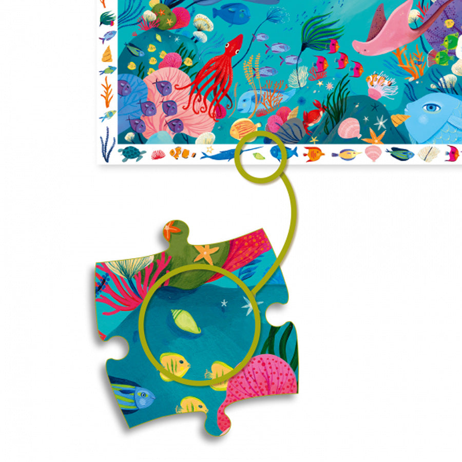 Beobachtungspuzzle Unter dem Meer (54 Teile)