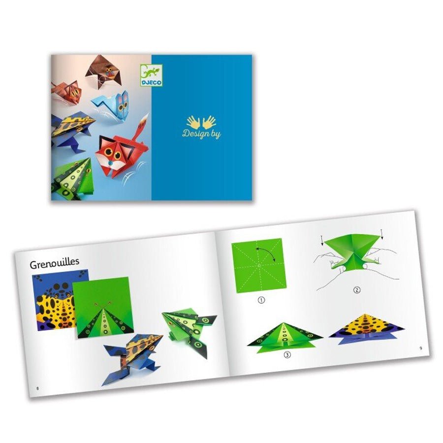 Origami "Hoppende Dyr"