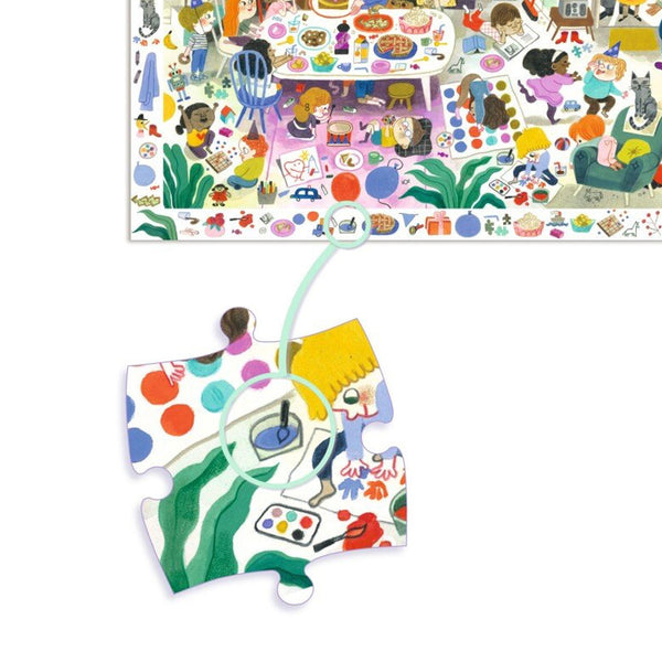 Beobachtungspuzzle mit Geburtstag (54 Teile)