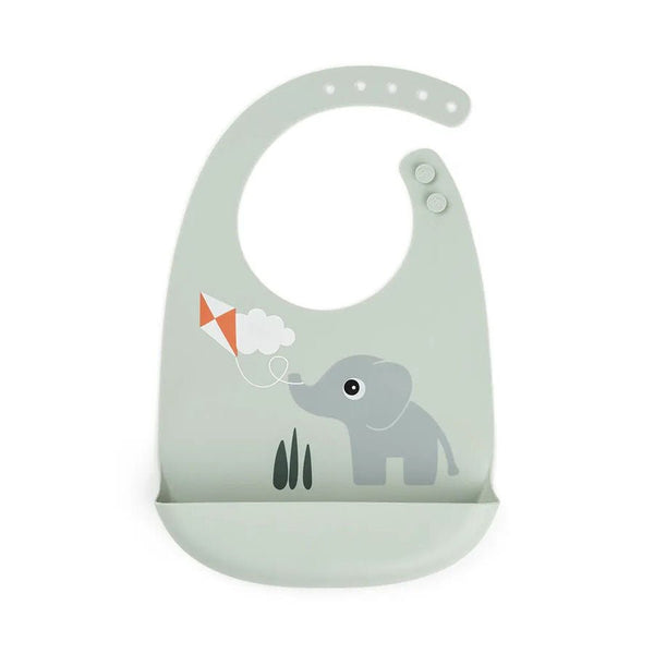 Done by Deer Silikon-Lätzchen, Playground Grün