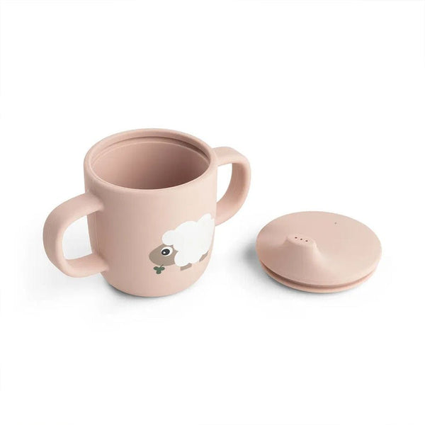 Done by Deer Silikon-Trinksauger mit 2 Griffen, Tiny Farm Powder