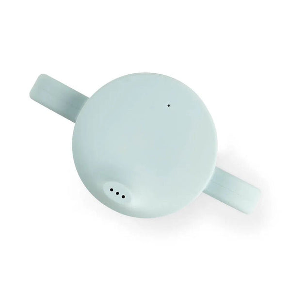 Done by Deer Silikon-Trinkbecher mit 2 Griffen, Tiny Farm Blau