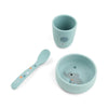 Done by Deer Stick & Stay erstes Geschirr-Set, Celebration Blue