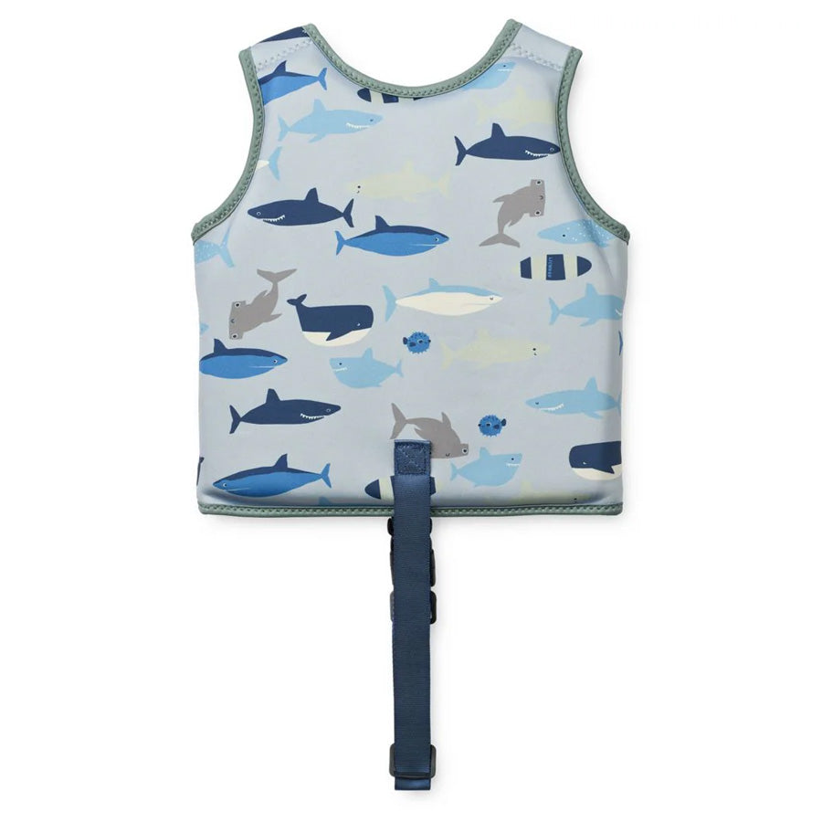 Liewood Dove Schwimmweste, Shark / Dove Blue
