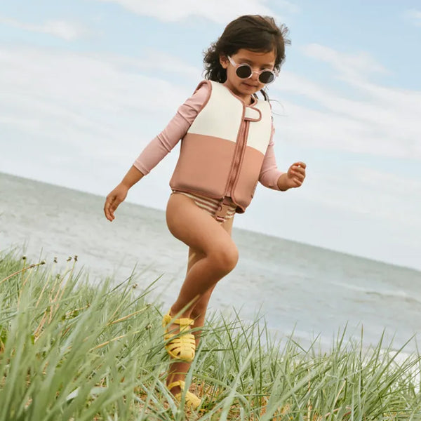 Dove Svømmevest med Ærmer i Tuscany Rose