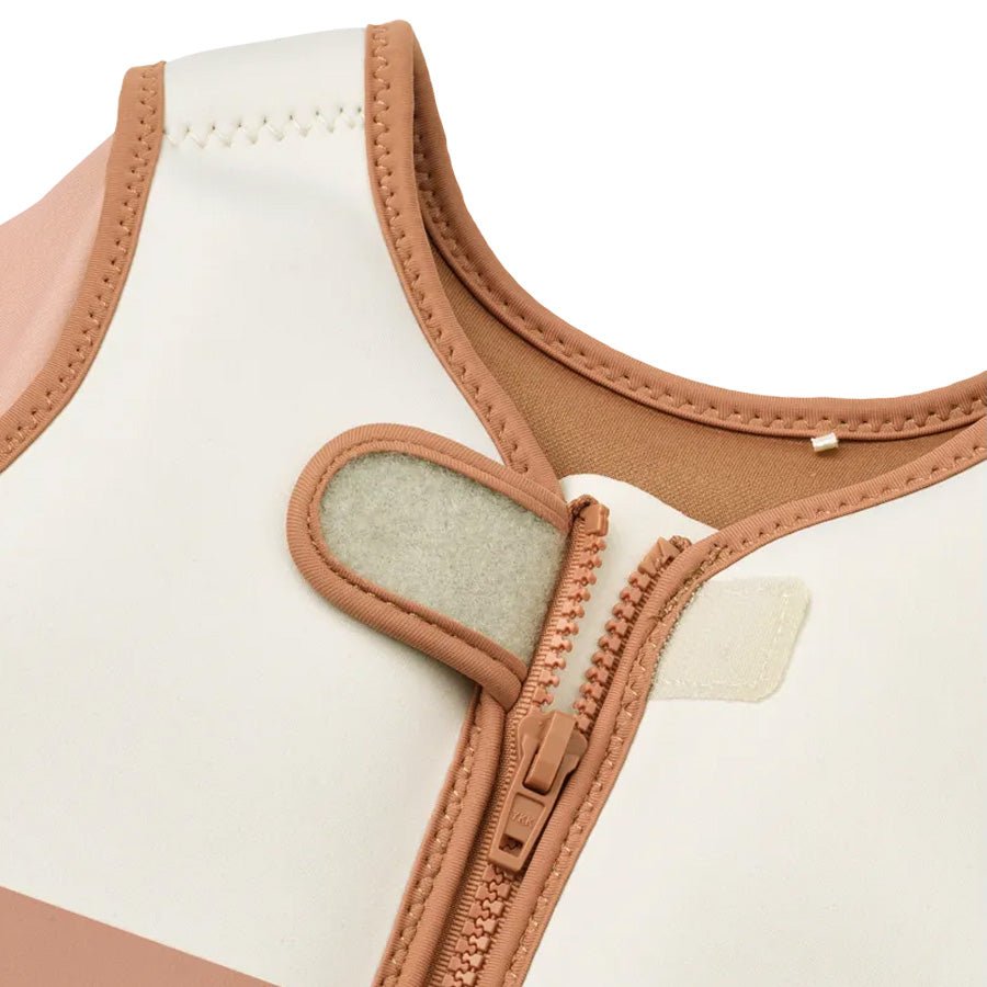 Dove Svømmevest med Ærmer i Tuscany Rose