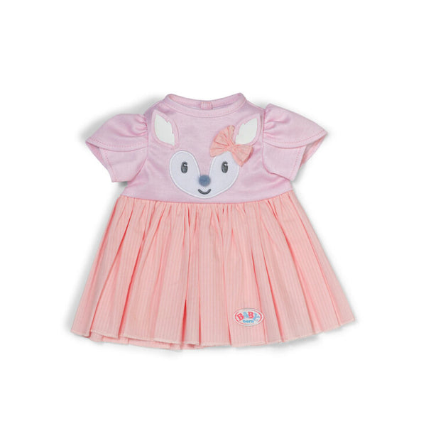 Puppenkleid mit Rehen (43 cm)