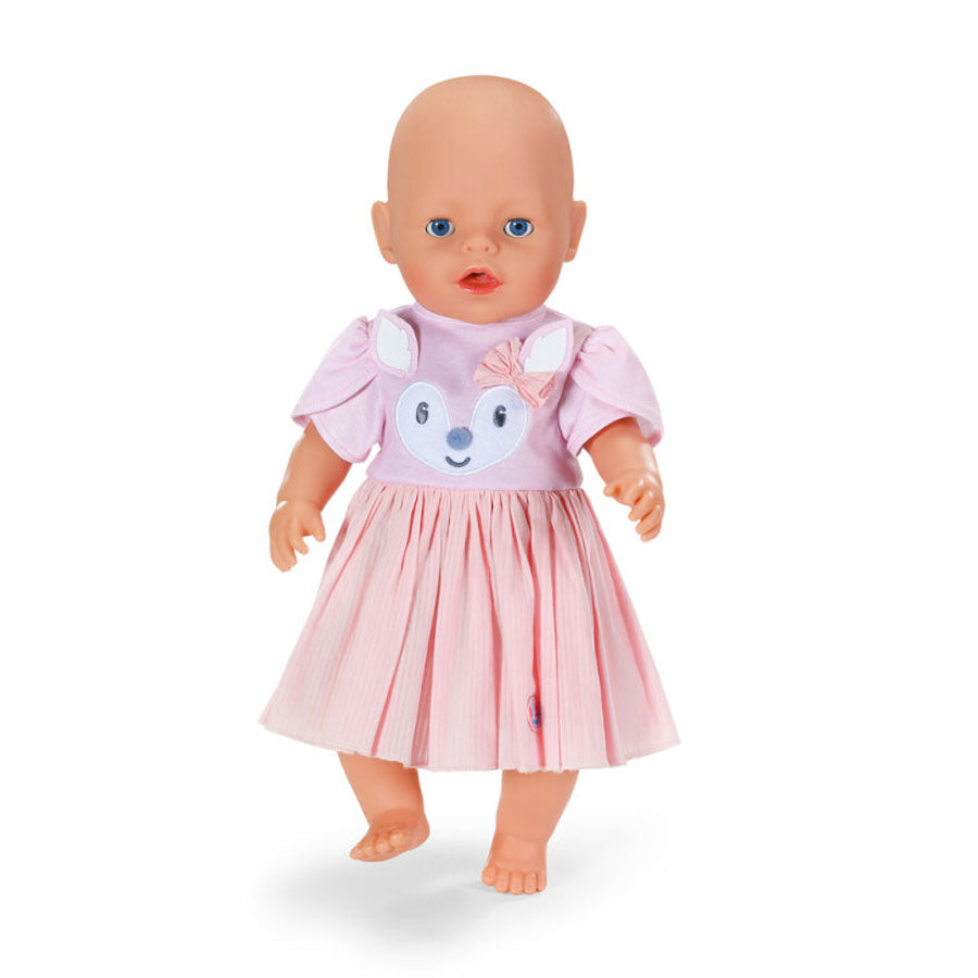 Puppenkleid mit Rehen (43 cm)