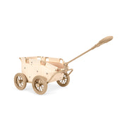 Puppen-Ziehwagen in Kirschholz