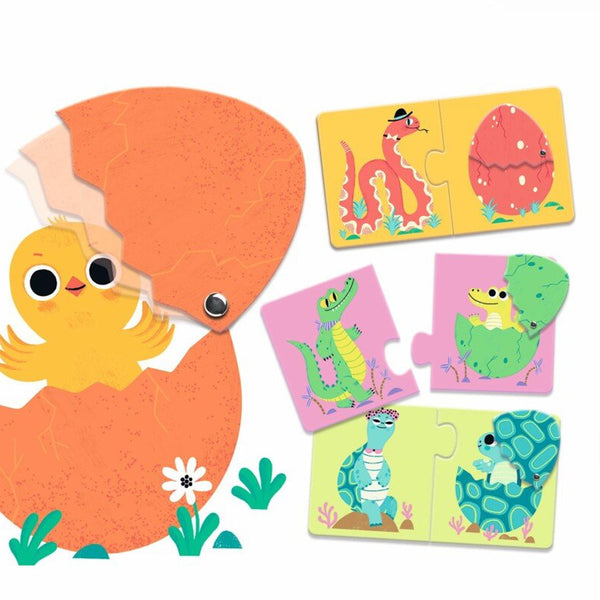 Puzzle Duo med Sjove Æg