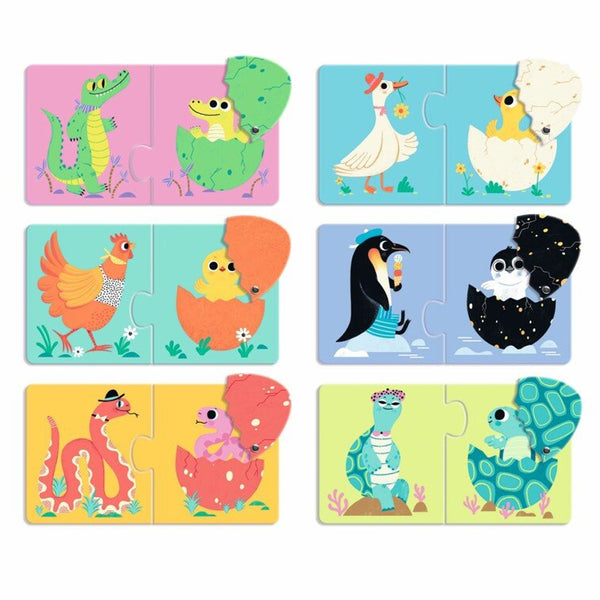 Puzzle Duo med Sjove Æg