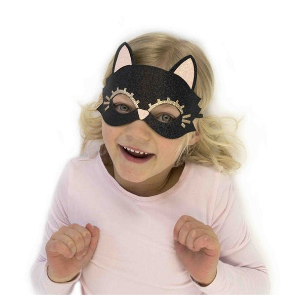 Tiermaske mit Glitzer
