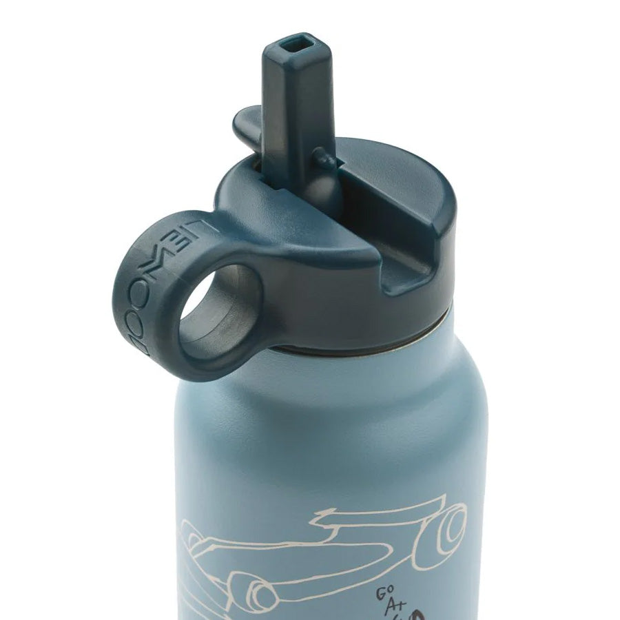 Falk Thermoflasche Race Cars/Beach Blue (350 ml)