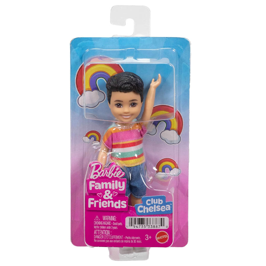 Family & Friends - Club Chelsea, Puppe mit kurzem schwarzem Haar