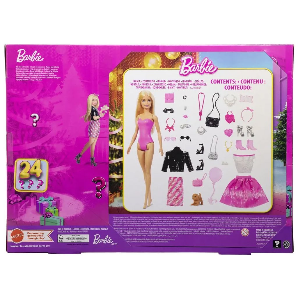 Barbie Fashionista Adventskalender 2026 fra Barbie