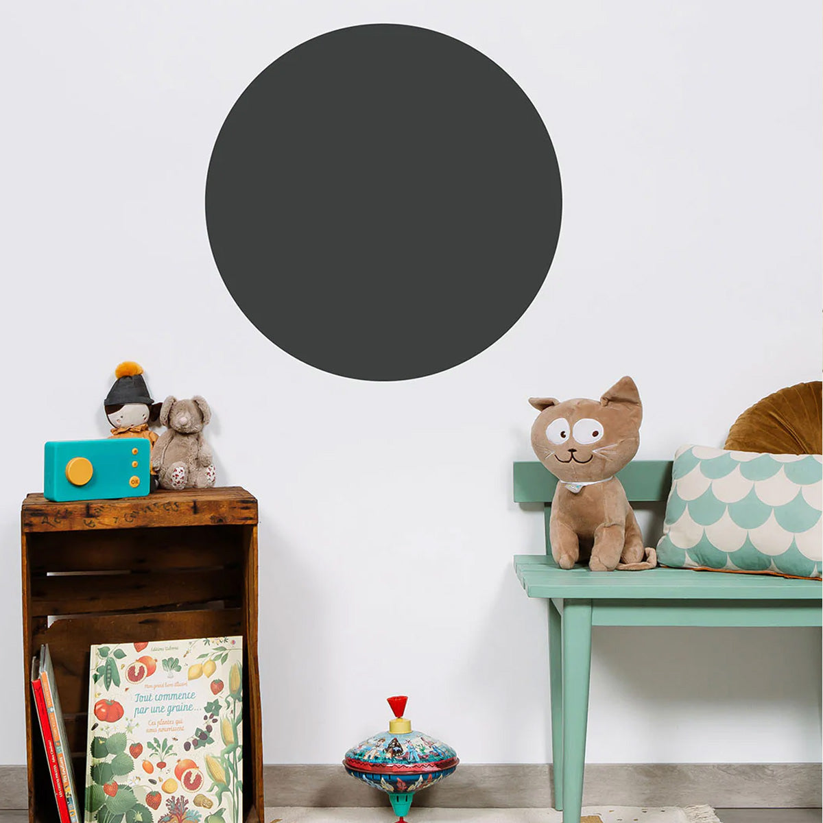 Magnetisk Tavle Rund (Ø56 cm)