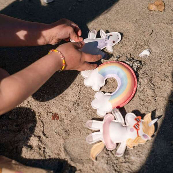 Neopren Badespielzeug mit Einhörnern