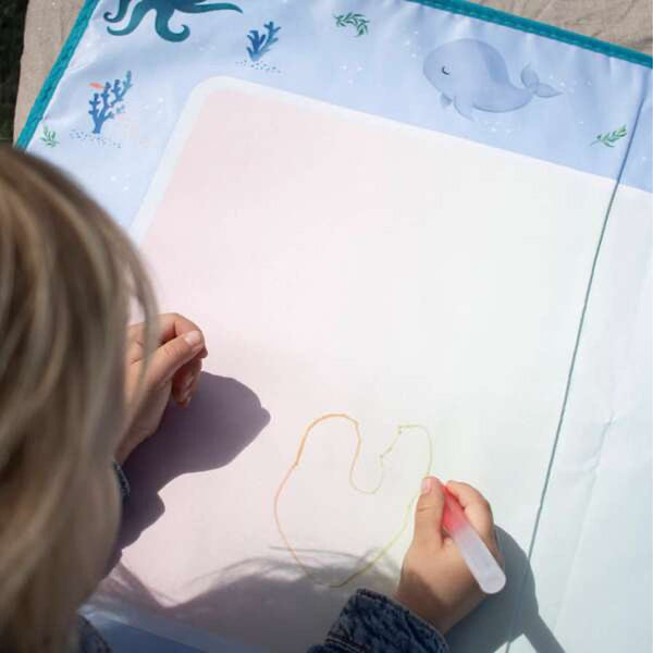 Wassermalmatte in Christian's Whale Tales