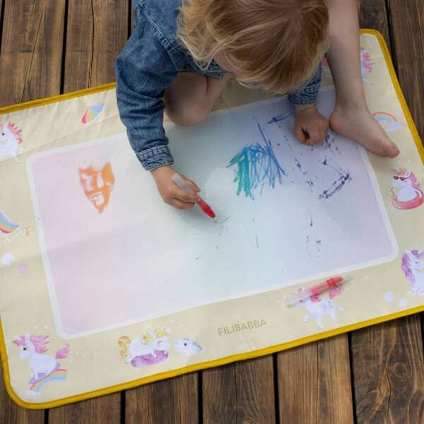 Wassermalmatte in Unicorn Shores