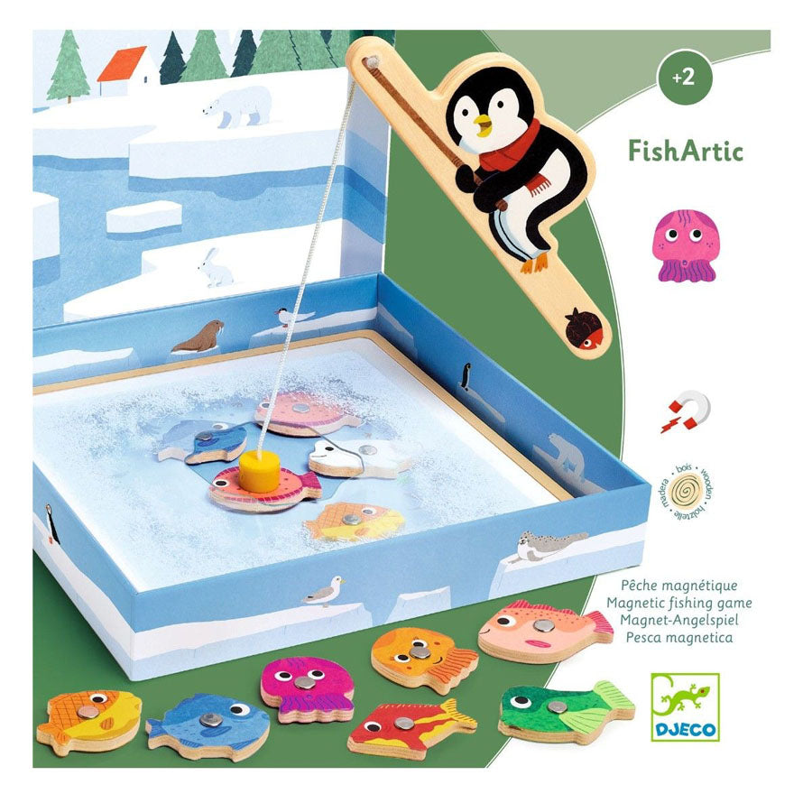 Angelspiel mit Eisfischen