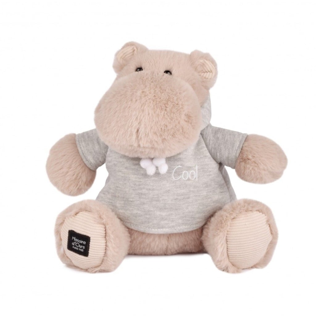 Flodhest med Hoodie (20 cm)