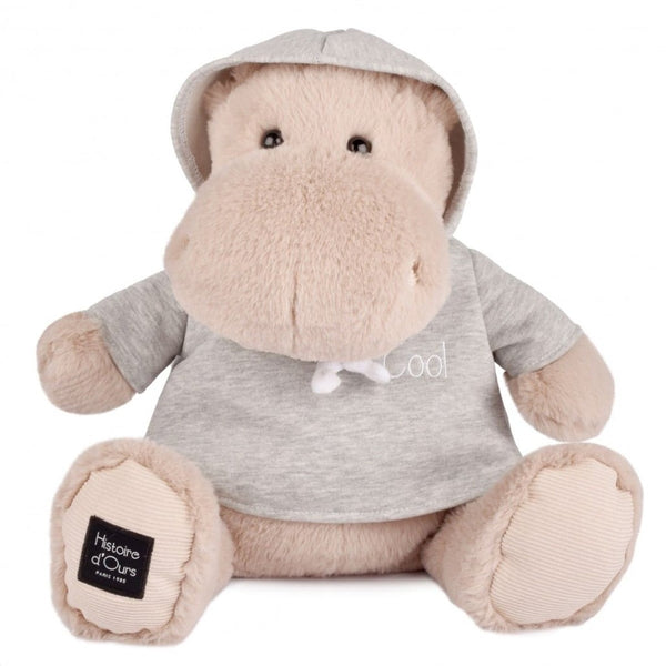 Flodhest med Hoodie (40 cm) fra Doudou et Compagnie